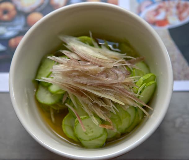 Dashi-infused Japanese Cucumbers 