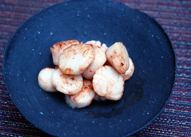 Yuzu-Kosho Grilled Scallops