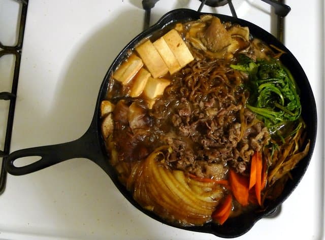 On Cooking Sukiyaki 