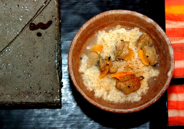 Miso Clams Over Rice, From "Dashi and Umami" 